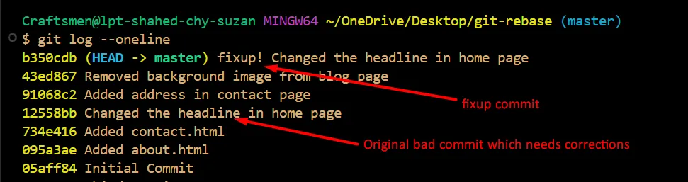 git rebase