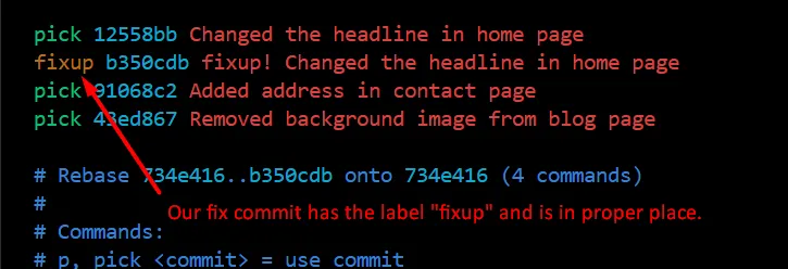 git rebase