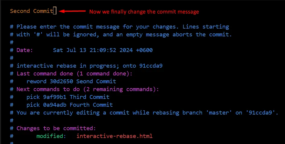 git rebase