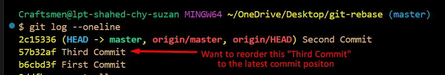 git rebase