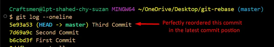 git rebase