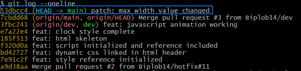 Git Reflog