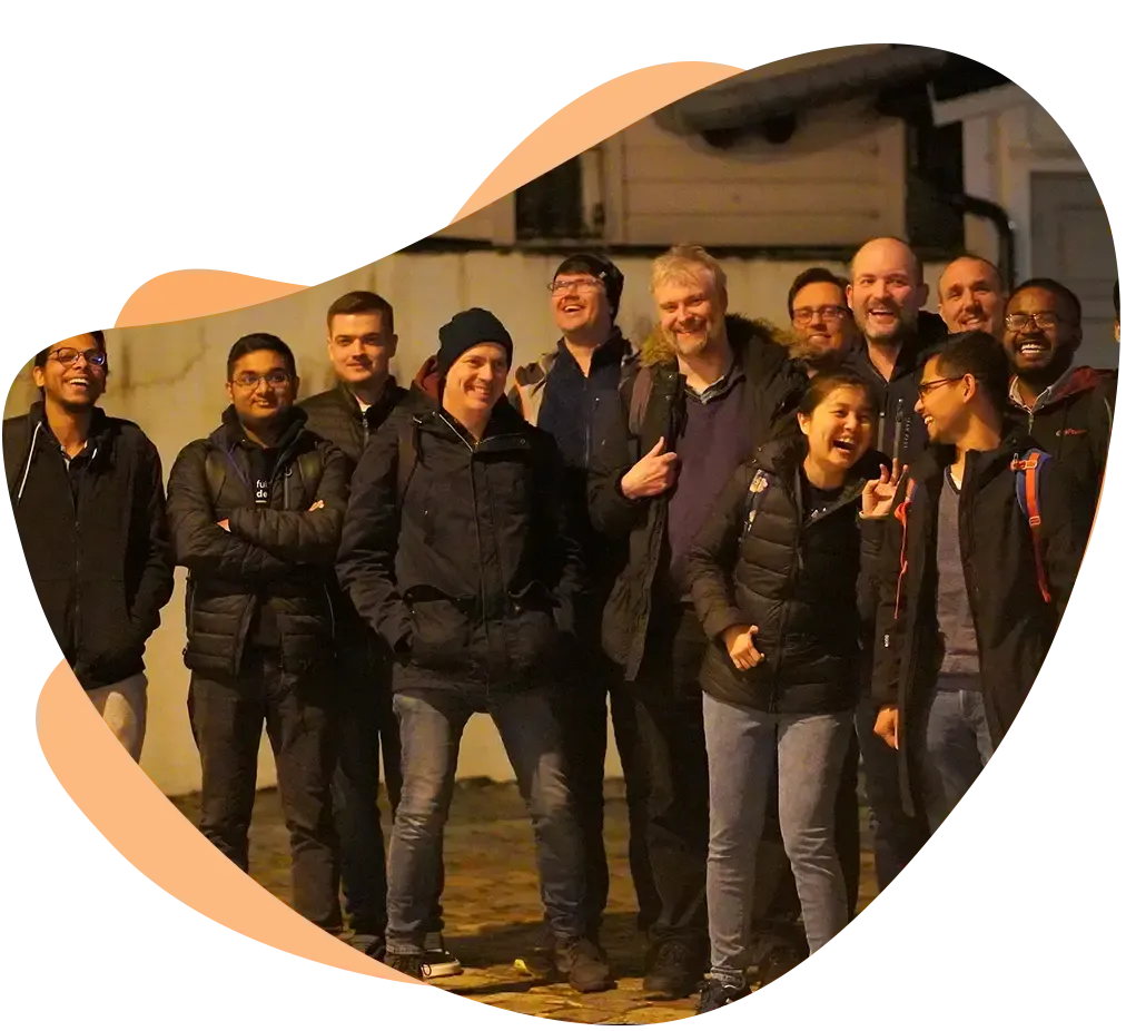 Craftsmen engineers working with European and US product teams
