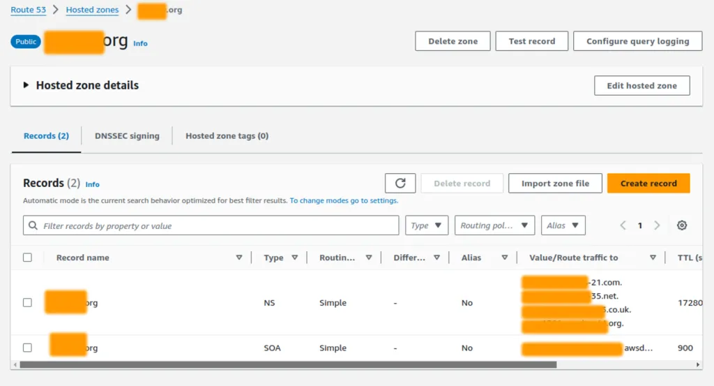 Integrating Namecheap Domain to AWS Route 53